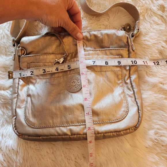 Kipling Golden Metallic Crossbody Shoulder Bag - Picture 2 of 8